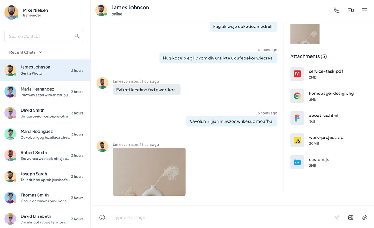 Communicatie afbeelding